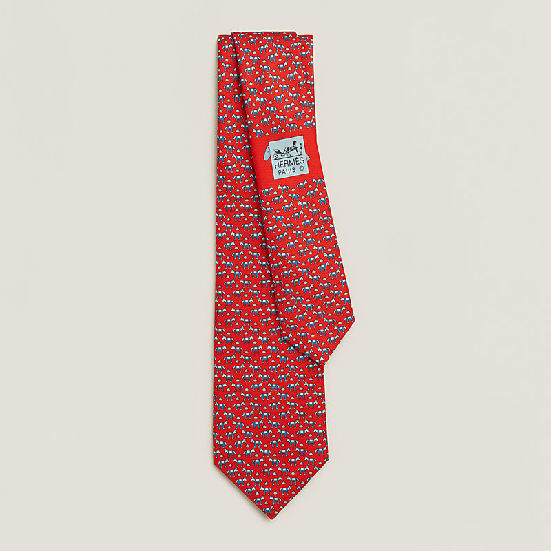 シルクツイルタイ 7 cm《Hシュヴァル》 | Hermès - エルメス-公式サイト